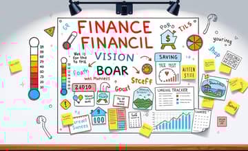 Use metas visuais para manter o foco nas suas finanças